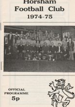 Horsham v Ford United 28-Sep-1974