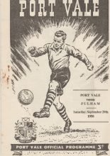 Port Vale v Fulham 29-Sep-1956