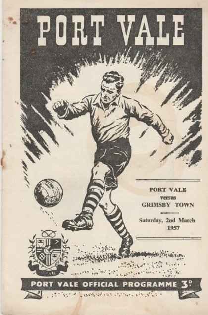 Port Vale v Grimsby Town 02-Mar-1957