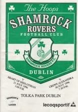 Shamrock Rovers v Heart of Midlothian   21-Jul-1996