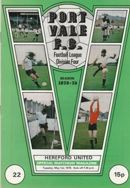 Port Vale v Hereford United 01-May-1979