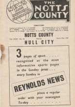 Notts County v Hull City 10-Mar-1956