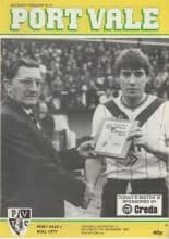 Port Vale v Hull City  13-Nov-1982