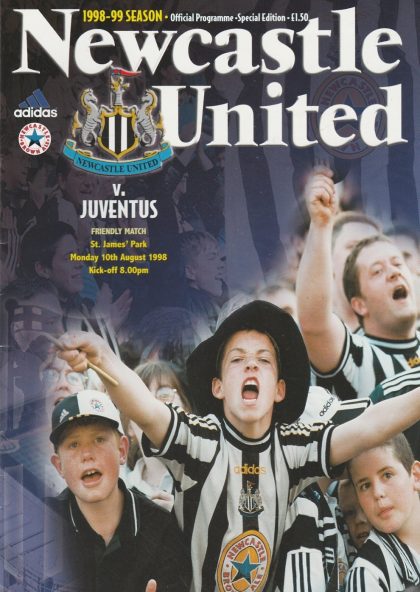 Newcastle United v Juventus  10-Aug-1998