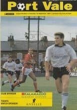 Port Vale v Leicester City  01-Sep-1990