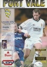 Port Vale v Lincoln City 20-Mar-2001