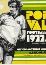 Port Vale v Lincoln City 03-Sep-1977