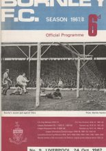 Burnley v Liverpool 24-Oct-1967