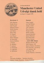 Denmark v Manchester United  03-Aug-1975