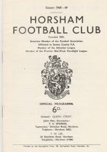 Horsham v Marlow Town 21-Sep-1968