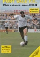 Port Vale v Middlesbrough 17-Sep-1990