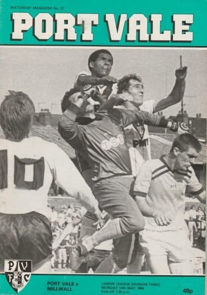 Port Vale v Millwall  14-May-1984