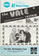 Port Vale v Northampton Town 26-Dec-1987