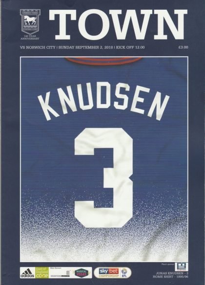 Ipswich Town v Norwich City  02-Sep-2018