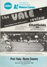 Port Vale v Notts County 05-Dec-1987