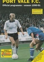 Port Vale v Oldham Athletic  17-Nov-1990