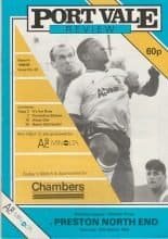 Port Vale v Preston North End 18-Mar-1989
