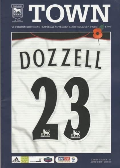 Ipswich Town v Preston North End  03-Nov-2018