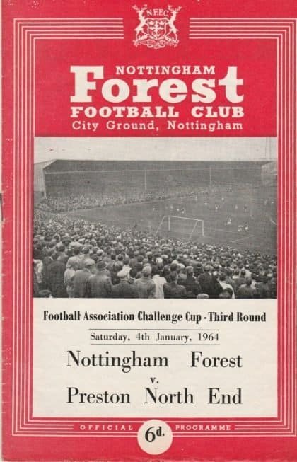 Nottingham Forest v Preston North End 04-Jan-1964