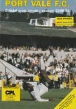 Port Vale v Portsmouth 19-Jan-1991