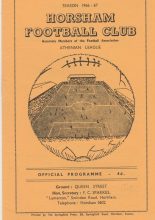 Horsham v Rainham Town 14-Jan-1967