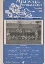Millwall v Reading 23-Mar-1957