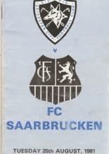 Leicester City v 1FC Saarbrucken  25-Aug-1981