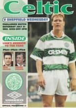 Glasgow Celtic v Sheffield Wednesday  31-Jul-1993