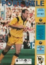 Port Vale v Stockport County 29-Aug-1992