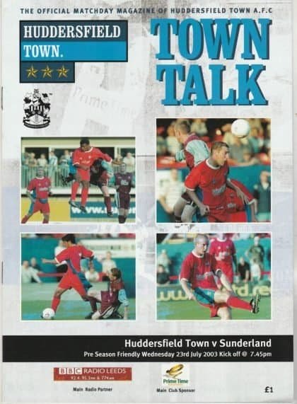 Huddersfield Town v Sunderland 23-Jul-2003