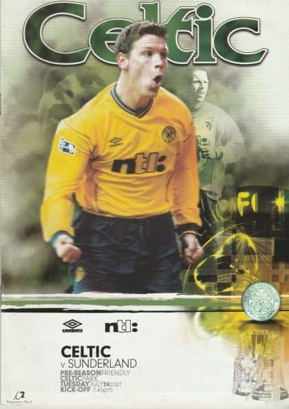 Glasgow Celtic v Sunderland 24-Jul-2001