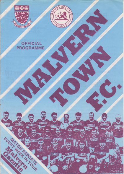 Malvern Town v Tamworth 29-Sep-1990