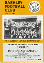 Bashley v Tottenham Hotspur  13-Dec-1988
