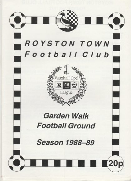 Royston Town v Tottenham Hotspur 15-Dec-1988