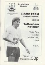 Home Farm v Tottenham Hotspur 18-Oct-1988