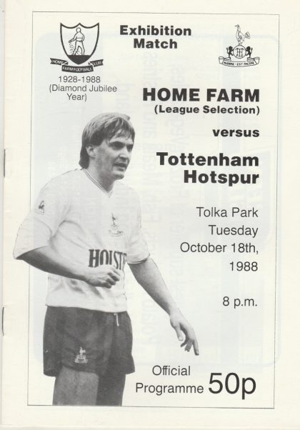 Home Farm v Tottenham Hotspur 18-Oct-1988