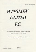 Winslow United v Tottenham Hotspur  1985-86