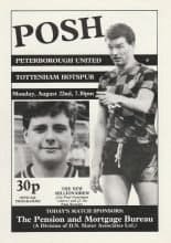 Peterborough United v Tottenham Hotspur 22-Aug-1988