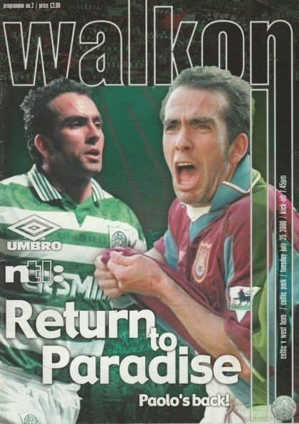 Glasgow Celtic v Tottenham Hotspur  25-Jul-2000
