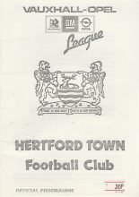Herford Town v Tottenham Hotspur  02-Aug-1986