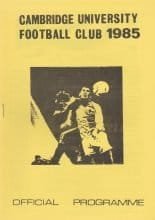 Cambridge University v Tottenham Hotspur  31-Oct-1985