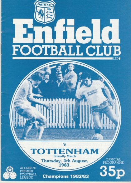 Enfield v Tottenham Hotspur 04-Aug-1983