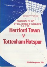 Herford Town v Tottenham Hotspur  07-May-1980