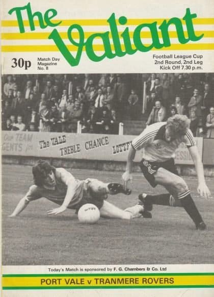 Port Vale v Tranmere Rovers 26-Oct-1981