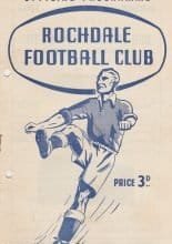 Rochdale v York City 04-Dec-1954