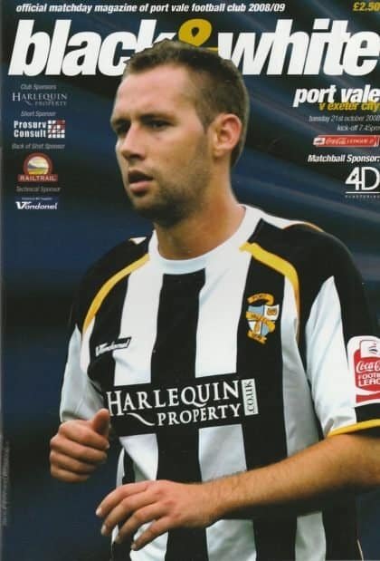 Port Vale v Exeter City 21-Oct-2008