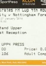 Hull City v Nottingham Forest 27-Jan-2018