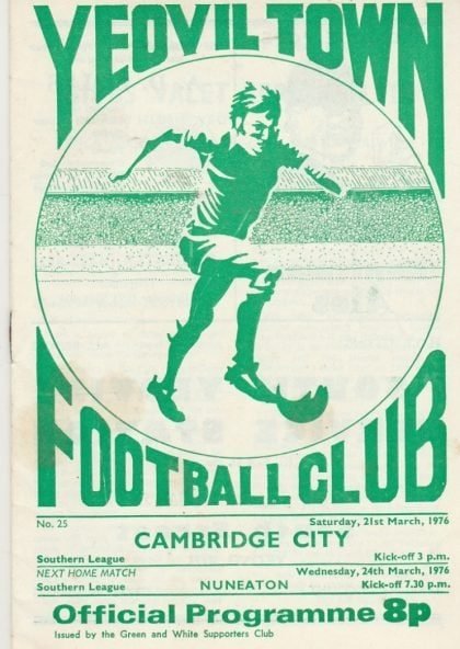 Yeovil Town v Cambridge City  21-Mar-1976