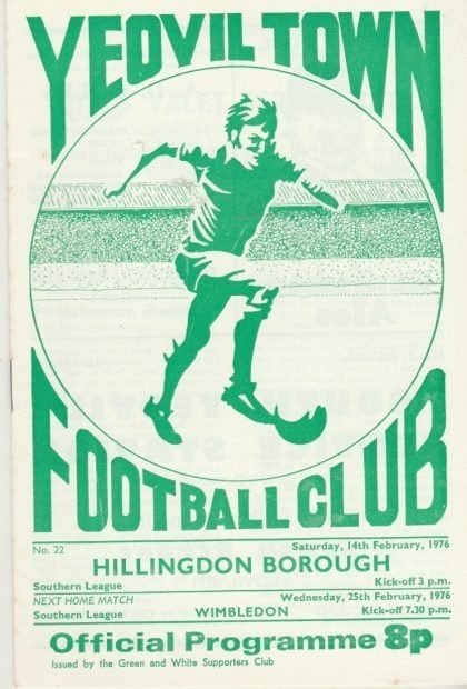 Yeovil Town v Hillingdon Borough  14-Feb-1976