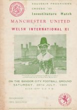 Welsh International XI v Manchester United   26-Jul-1969